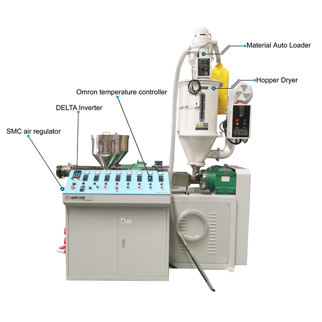 PLA Straw Extrusion Machine LG-E13(55) Economic Series