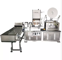 How does the straw machine make straws?