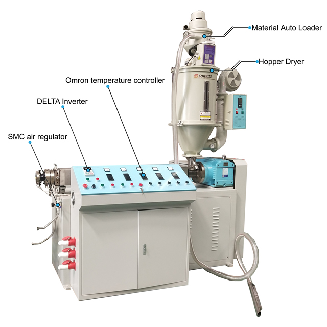 PLA Straw Extrusion Machine LG-E11(65) Economic Series