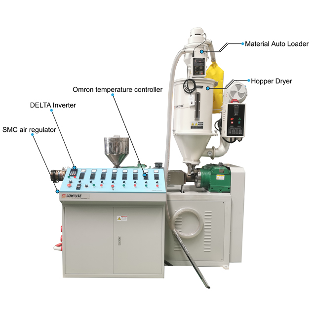 PLA Straw Extrusion Machine LG-E12(55) Economic Series
