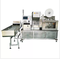 How does the paper straw packing machine work?